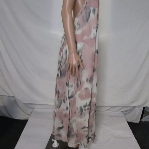 NEW MAEVE ANTHROPOLOGIE Womens The Somerset Chiffon Maxi Dress Halter - Picture 9 of 14